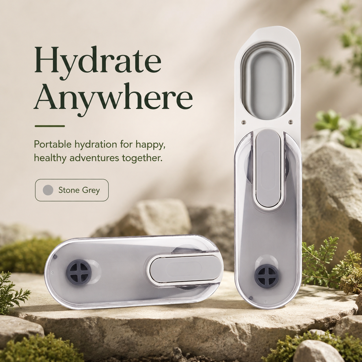 HydroPup™ Portable Dog Water Bottle | Leak Proof Travel Bottle & Bowl in One